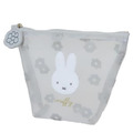 Miffy 米飛兔 紗網船型妝包 (花朵款)_3