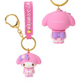 Sanrio 三麗鷗 立體矽膠造型鑰匙圈 (和服款) Kitty 美樂蒂 酷洛米_2