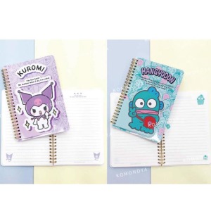 Sanrio 三麗鷗 造型線圈筆記本&便條紙 (擺POSE) 酷洛米 人魚漢頓