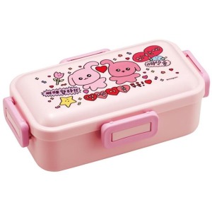 SKATER Choigosim 方形四扣便當盒 530ml Ag+ PFLB6AG (愛心款)