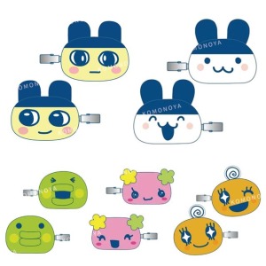 塔麻可吉 絨毛玩偶造型髮夾 (表情款)