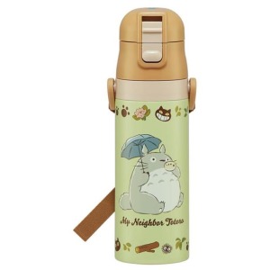 Skater 龍貓 超輕量直飲保冷不鏽鋼水壺 附背帶 470ml SDC4 (撐傘款)