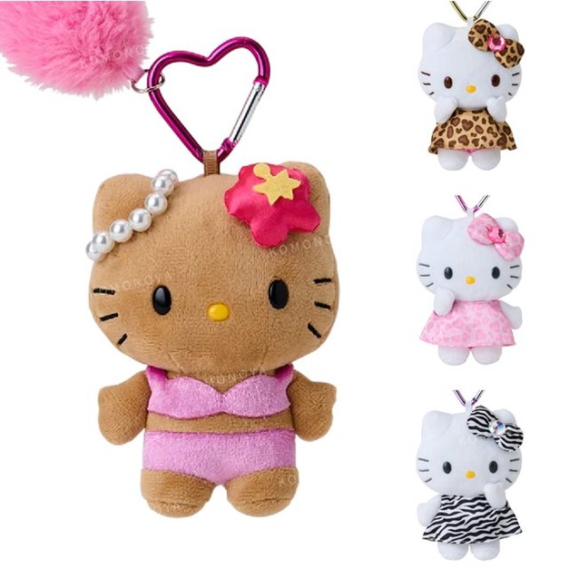 ▲特價【限購排單】Sanrio 三麗鷗 Hello Kitty 愛心扣環絨毛吊飾 (澀谷辣妹fantasy)