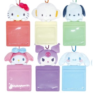 Sanrio 三麗鷗 絨毛玩偶小卡套 (探頭款) Kitty 帕恰狗 小麥粉