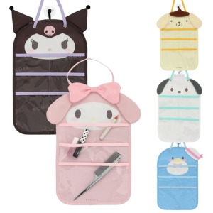Sanrio 三麗鷗 尼龍造型壁掛收納袋 (大臉款) 美樂蒂 酷洛米 帕恰狗