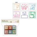 San-X 六格自來水印章組 (好友款) 拉拉熊 角落生物_2