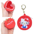 Sanrio 三麗鷗 矽膠圓形零錢包吊飾 (坐姿款) Kitty 酷洛米 人魚漢頓_1