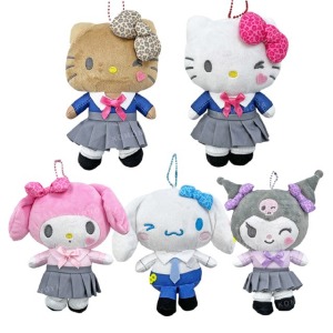Sanrio 三麗鷗 絨毛玩偶收納吊飾 S (ドキドキ!令和校園物語)