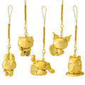 Sanrio 三麗鷗 金公仔吊飾 (招財貓 蛇年特輯) Kitty 酷洛米 大耳狗