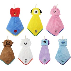 BT21 收納擦手巾 (大頭款) KOYA CHIMMY RJ TATA
