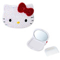 Sanrio 三麗鷗 水鑽造型鏡梳組 (大臉款) Kitty 酷洛米_1