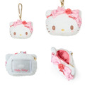 Sanrio 三麗鷗 絨毛大臉票卡零錢包吊飾 (玫瑰系列) Kitty 美樂蒂 大耳狗_1