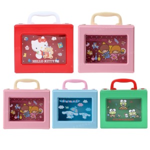 Sanrio 三麗鷗 方型窗口手提收納箱 (復古系列) Kitty 雙子星 大眼蛙