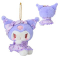 【限購】Sanrio 三麗鷗 絨毛玩偶吊飾 (玫瑰系列) Kitty 美樂蒂 大耳狗_4