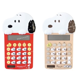 Snoopy 史努比 造型太陽能12位元計算機 (探頭款)