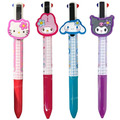 Sanrio 三麗鷗 造型四色原子筆 0.5mm (復古千鳥紋) Kitty 美樂蒂 酷洛米