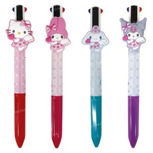 Sanrio 三麗鷗 造型四色原子筆 0.5mm (Cupid) Kitty 美樂蒂 酷洛米