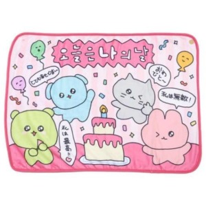 gosimperson 최고심 最高心 單人圓角毛毯披肩 (粉蛋糕款)