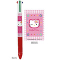 Sanrio 三麗鷗 造型四色原子筆 0.5mm (復古千鳥紋) Kitty 美樂蒂 酷洛米_1