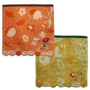 迪士尼 小熊維尼 奇奇蒂蒂 棉質短毛巾 34x36cm