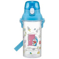 Skater 哆啦A夢 兒童直飲彈蓋透明水壺 480ml PSB5TRC (藍任意門款)