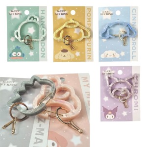 Sanrio 三麗鷗 造型壓克力鑰匙扣環 包掛 (大臉輪廓款) 美樂蒂 酷洛米 人魚漢頓