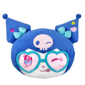 Sanrio 三麗鷗 酷洛米 造型絨毛靠墊 (愛心墨鏡)