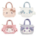 Sanrio 三麗鷗 絨毛造型手提袋 (愛心眼) Kitty 美樂蒂 酷洛米 大耳狗