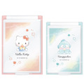Sanrio 三麗鷗 塑膠方形摺疊鏡 (花朵款) Kitty 人魚漢頓