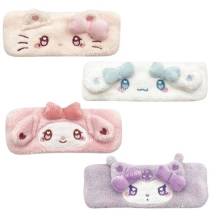 Sanrio 三麗鷗 絨毛吸水髮帶 (愛心眼) Kitty 美樂蒂 酷洛米 大耳狗