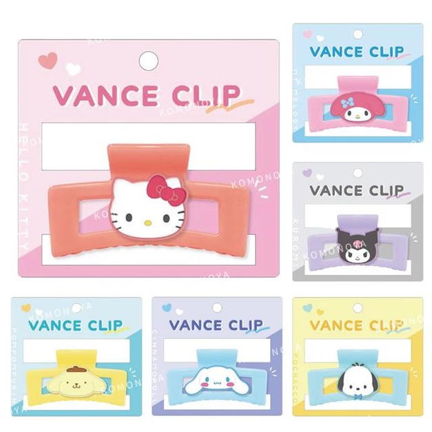 Sanrio 三麗鷗 簍空鯊魚夾 (大臉款) Kitty 美樂蒂 酷洛米 布丁狗 大耳狗 帕恰狗