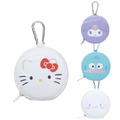 Sanrio 三麗鷗 圓形扣環零錢包 (大臉款) Kitty 酷洛米 大耳狗 人魚漢頓