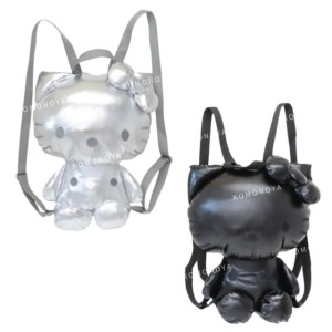 Sanrio 三麗鷗 Hello Kitty 角色造型後背包 (金屬色款)
