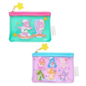Care bears彩虹熊 PVC透明零錢包 (星星款)