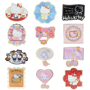 Sanrio 三麗鷗 Hello Kitty 造型合金徽章 (Kitty50週年經典)