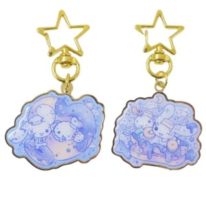 Sanrio 三麗鷗 大耳狗 小麥粉 金屬造型鑰匙圈 (甜點款)