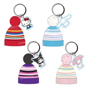 Sanrio 三麗鷗 迷你毛帽鑰匙圈 (壓克力立牌) Kitty 美樂蒂 酷洛米 大耳狗
