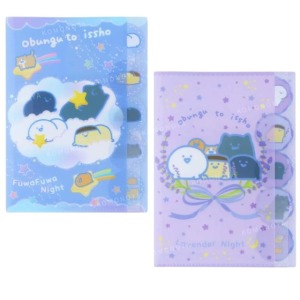 文具先生 A4 五層資料夾 (藍/紫款)