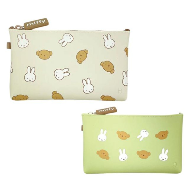 Miffy 米飛兔 矽膠小物收納包 (滿版大臉款)