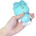 Sanrio 三麗鷗 Hello Kitty 絨毛玩偶吊飾 (淺藍綠熊裝 變裝50週年)_1