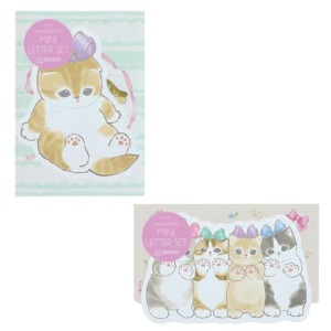 Mofusand 貓福珊迪 迷你信封信紙組 (蝴蝶結)