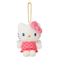 Sanrio 三麗鷗 Hello Kitty 絨毛玩偶吊飾 (深粉衣天使 變裝50週年)
