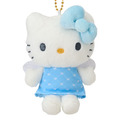 Sanrio 三麗鷗 Hello Kitty 絨毛玩偶吊飾 (藍衣天使 變裝50週年)_1