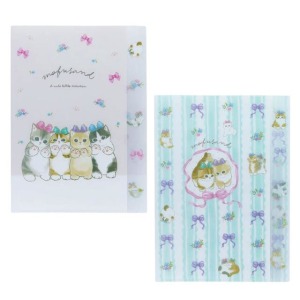 Mofusand 貓福珊迪 L型五層資料夾 (蝴蝶結)