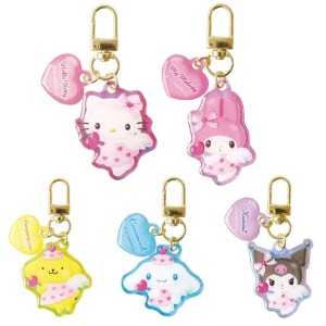 Sanrio 三麗鷗 PVC極光造型吊飾 (Cupid) Kitty 美樂蒂 大耳狗 布丁狗