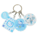 Sanrio 三麗鷗 Hello Kitty 四連壓克力鑰匙圈 (水藍色款)_2
