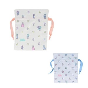 Super Mario 超級瑪利歐 束口收納包  (馬卡龍色)