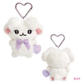 San-X 活力羊 愛心扣環絨毛玩偶吊飾 (角色款)_1