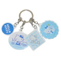 Sanrio 三麗鷗 Hello Kitty 四連壓克力鑰匙圈 (水藍色款)_3