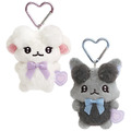 San-X 活力羊 愛心扣環絨毛玩偶吊飾 (角色款)